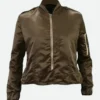 Jennifer Connelly Top Gun Maverick Brown Jacket