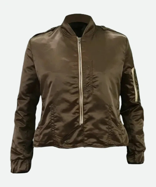 Jennifer Connelly Top Gun Maverick Brown Jacket