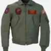 Tom Cruise Top Gun Maverick Green Flight Jacket