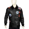 Top Gun Maverick Black Leather Jacket