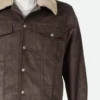 Yellowstone John Dutton Corduroy Jacket Front