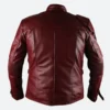 Chris Pratt Guardians of the Galaxy Peter Quill Star Lord Leather Jacket Back