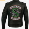 Cole Sprouse Riverdale Jughead Jones Southside Serpents Black Jacket Style 01