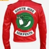 Cole Sprouse Riverdale Jughead Jones Southside Serpents Red Jacket Style 02