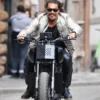 Jason Momoa Fast X Dante Reyes Snake Print Leather Jacket Front