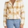 Madison Bailey Outer Banks Kiara Carrera Yellow Plaid Jacket