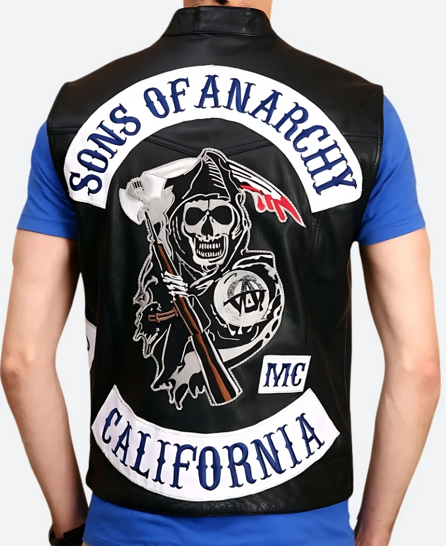 Sons Of Anarchy Jax Teller Leather Vest