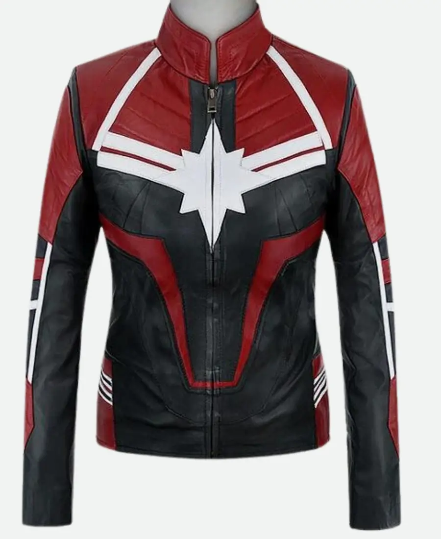 Brie Larson Captain Marvel Leather Jacket