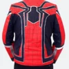 Tom Holland Avengers Infinity War Spiderman Peter Parker Leather Jacket Back