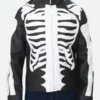 Skeleton Bones Leather Jacket