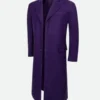 The Dark Knight Joker Purple Trench Coat