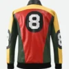 David Puddy Seinfeld 8 Ball Leather Jacket Back