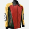 Patrick Warburton Seinfeld David Puddy 8 Ball Leather Jacket