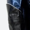 Kazuya Mishima Blue Leather Coat Cuffs