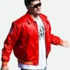 Patrick Mahomes Superbowl Kansas City Chiefs Victory Parade Red Jacket