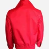 Rebel Without a Cause James Dean Red Harrington Jacket Back