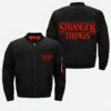 Stranger Things Black Bomber Jacket