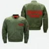 Stranger Things Olive Green Bomber Jacket