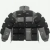 Christine Quinn Black And Grey Keyboard Puffer Jacket