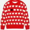 Princess Diana Black Sheep Red Sweater