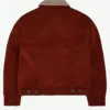 Caleb McLaughlin Stranger Things Lucas Sinclair Red Corduroy Trucker Jacket Back