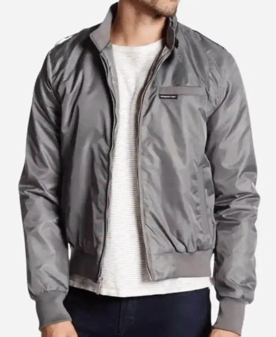 Joe Keery Stranger Things Steve Harrington Grey Bomber Jacket