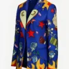 Margot Robbie Birds of Prey Harley Quinn Blue Blazer Side