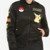 Pokemon Pikachu Black Bomber Jacket