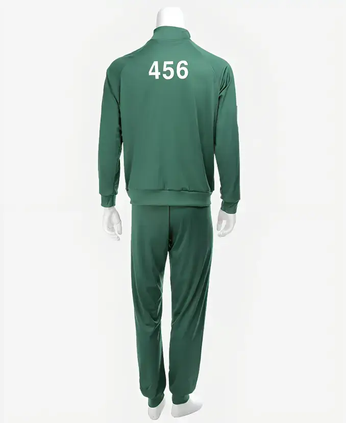 Squid Game Participants Green Tracksuit Back