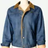 Stranger Things Jonathan Byers Blue Denim Sherpa Jacket