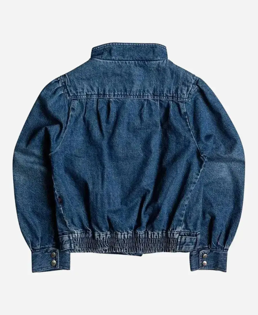 Stranger Things Nancy Wheeler Denim Jacket Back