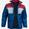 Stranger Things Season 4 Red White and Blue Puffer Jacket