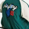 Detroit Mennace x Playboy Green Bomber Jacket Back Image