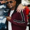 Martin Lawrence Bad Boys Ride or Die Marcus Burnett Maroon Track Jacket Inspiration Image