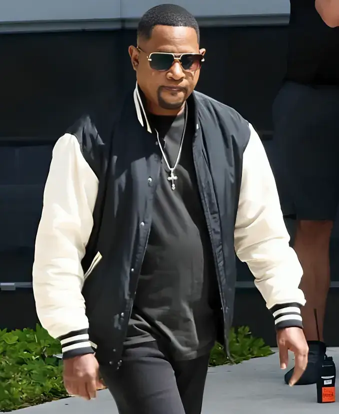 Martin Lawrence Bad Boys Ride or Die Marcus Burnett Varsity Jacket Inspiration Image