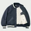 Zain Iqbal A Good Girl Guide to Murder Ravi Singh Blue Varsity Jacket Detailing