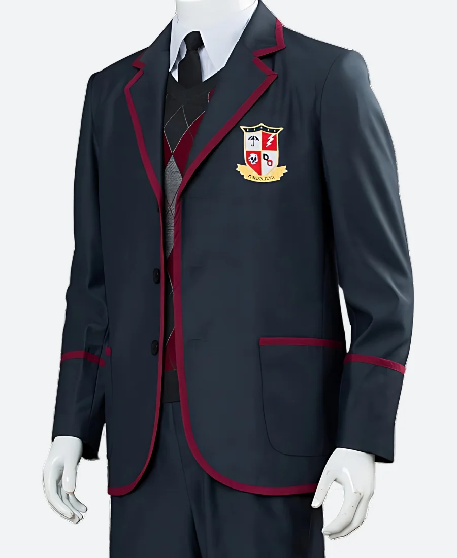 The Umbrella Academy Uniform Grey Blazer Coat Side