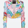 Ashley Park Graffiti Print Jacket