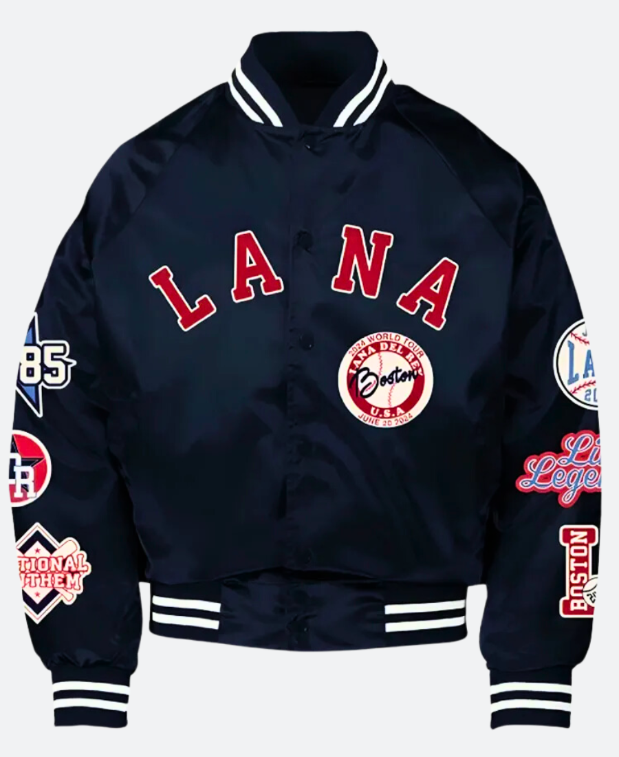 Lana Del Rey World Tour Bomber Jacket Front Image