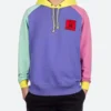 Teddy Fresh Color Block Pullover Hoodie