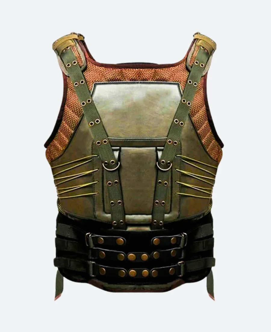 The Dark Knight Rises Bane Leather Vest Back