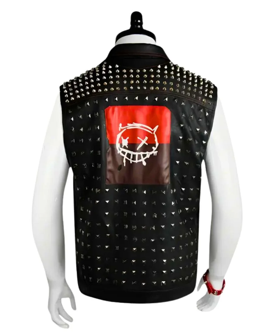 Watch Dogs 2 Wrench Leather Vest - Back Image