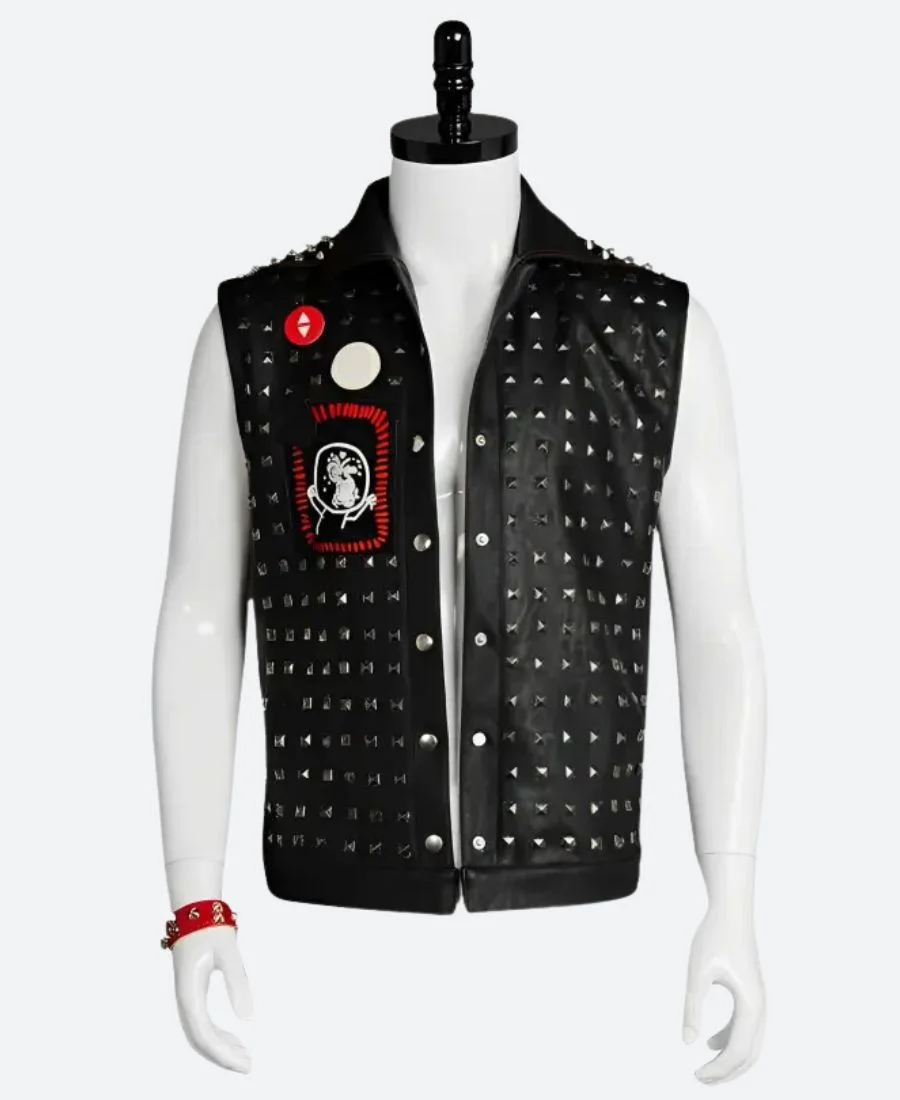 Watch Dogs 2 Wrench Leather Vest - Front Image