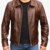 Xmen First Class Leather Jacket Back