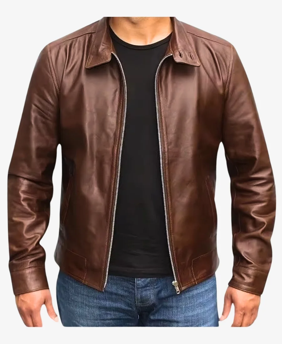 Xmen First Class Leather Jacket Back