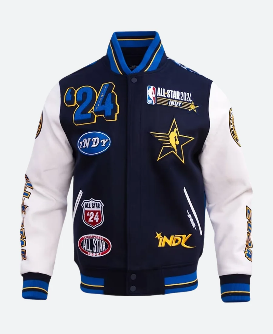 All Star Game 2024 Varsity Jacket Front Image