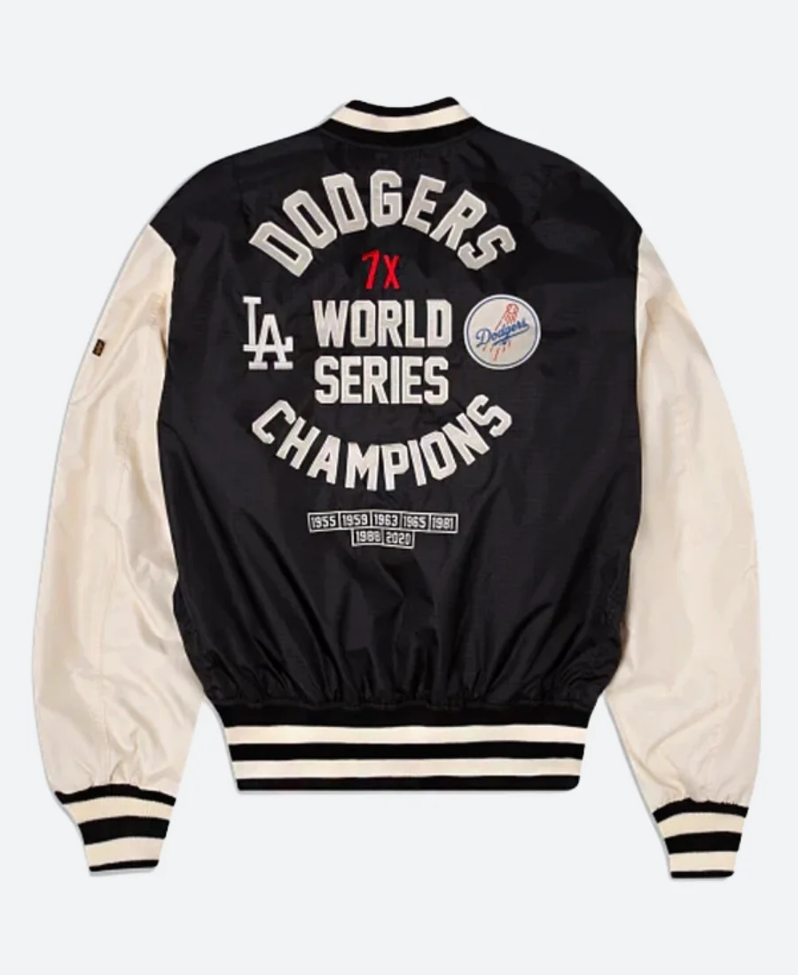 Alpha Industries La Dodgers World Series Championship Jacket 1