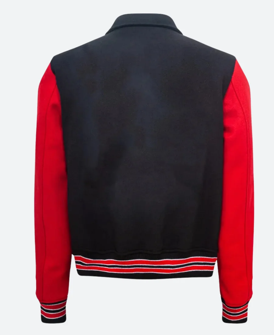 Amiri Bones Varsity Jacket Back Image