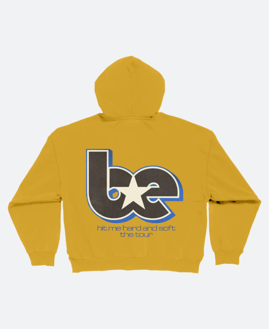 Billie Eilish Yellow Tour Hoodie Back Image