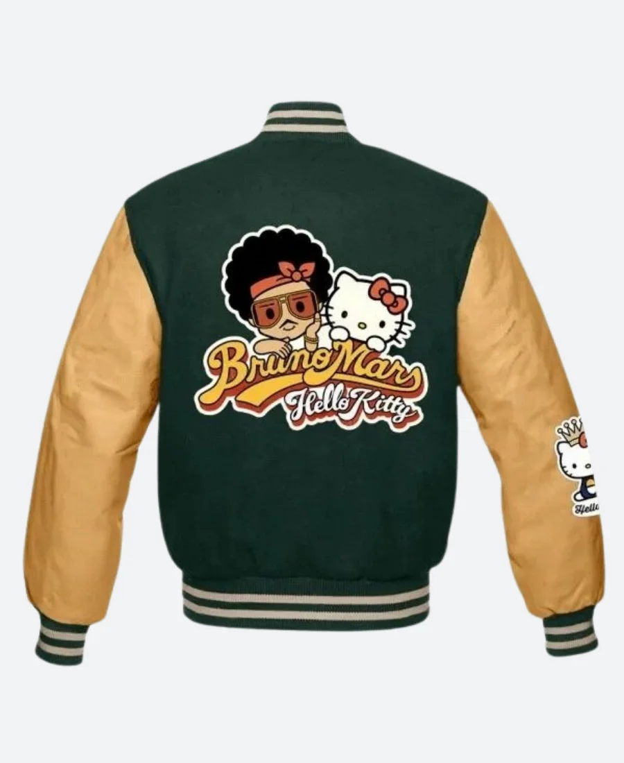 Bruno Mars X Hello Kitty Varsity Jacket 1